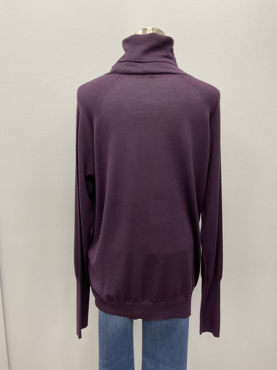 Strenesse - PLUM WOOL/CASHMERE SWEATER
