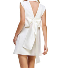 Strut & Bolt - Back Cut - Out Bow Double Breasted Blazer Mini Dress - clothing - collection:Graddresses(Auto) - dresses