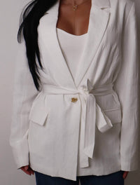 Strut & Bolt - Flower Silhouette Blazer