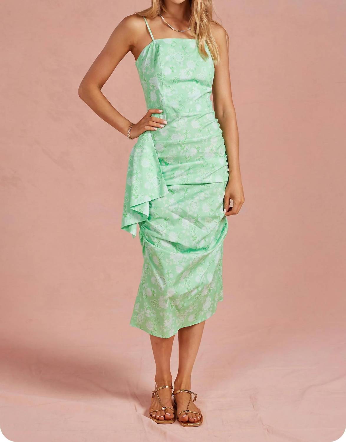 Strut & Bolt - Mint To Be Midi Dress