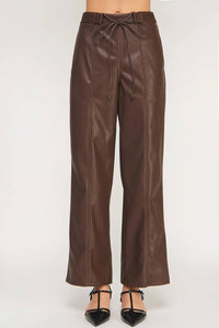 Strut & Bolt - Muse Leather Wide Leg Pants