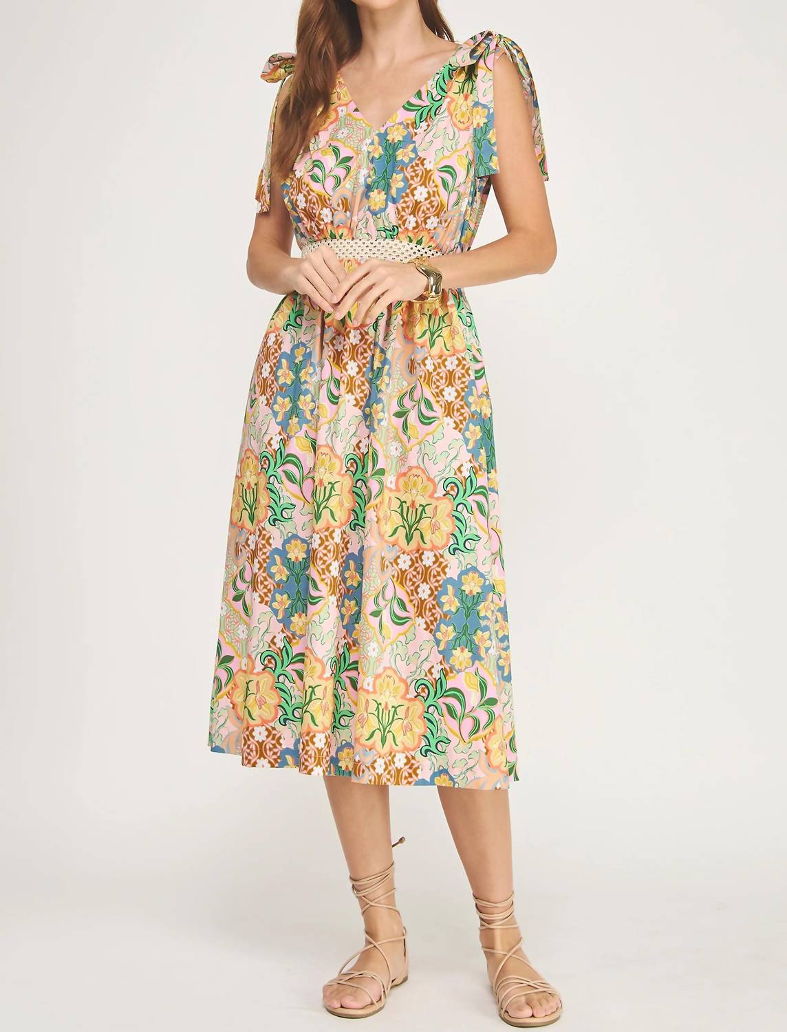 Strut & Bolt - Printed Midi Dress