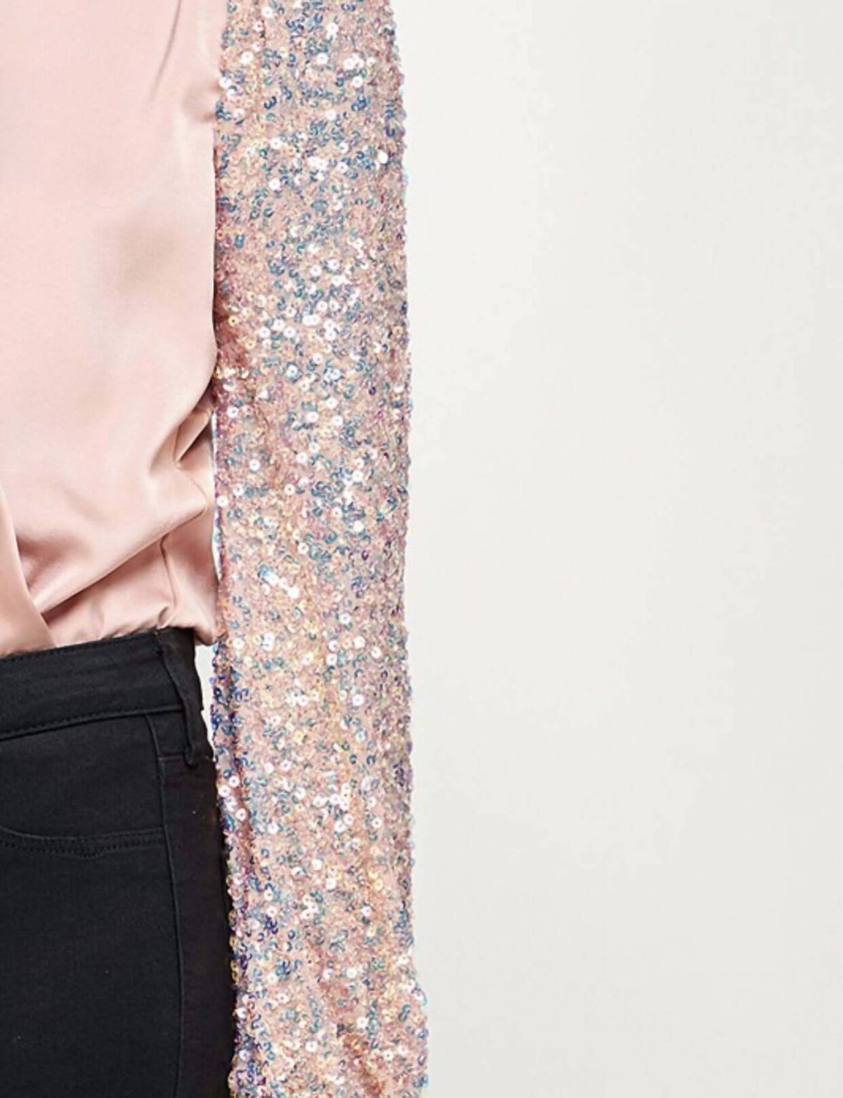 Strut & Bolt - Sequin Sleeve Bodysuit