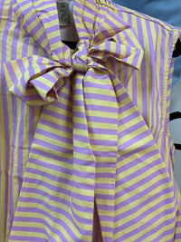 Style U - Tiger Tail Bow Blouse