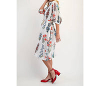 Style Usa - Sofia Floral Print Shirt Dress - clothing - dresses - floral