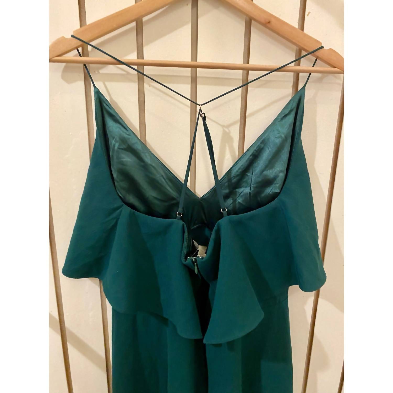 Stylestalker - Women's Long Fitted Dress - clothing - dresses - green
