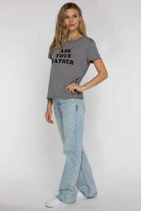 Suburban Riot - Ask Your Father Classic Tee - clothing - graphic - grey