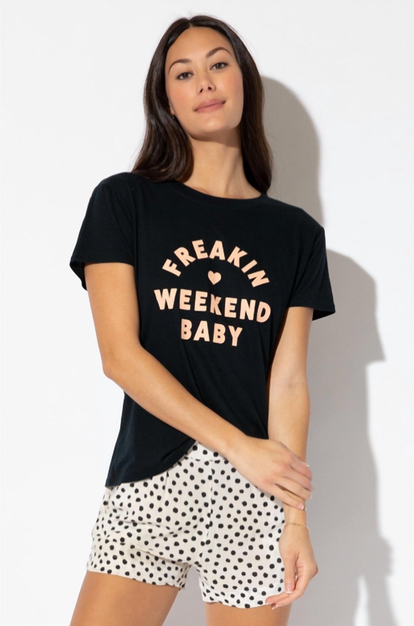 Suburban Riot - Freakin Weekend Loose Tee - black - clothing - graphic