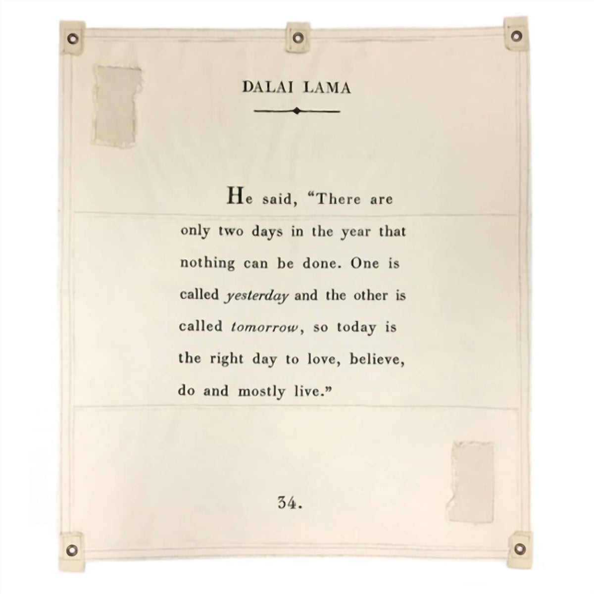 Sugarboo & Co. - Dalai Lama Canvas Wall Hanging