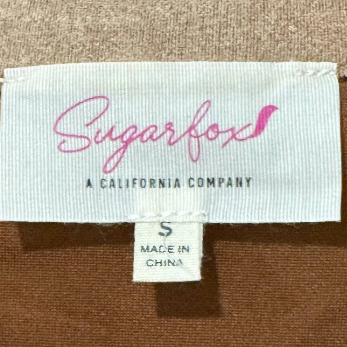 Sugarfox - Faux Suede Cropped Light Jacket