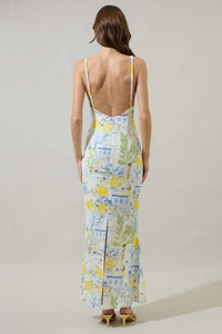 Sugarlips - Amalfi Coast Mizie Open Back Maxi Dress