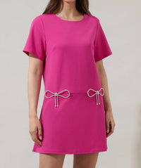Sugarlips - Bow Shift Mini Dress