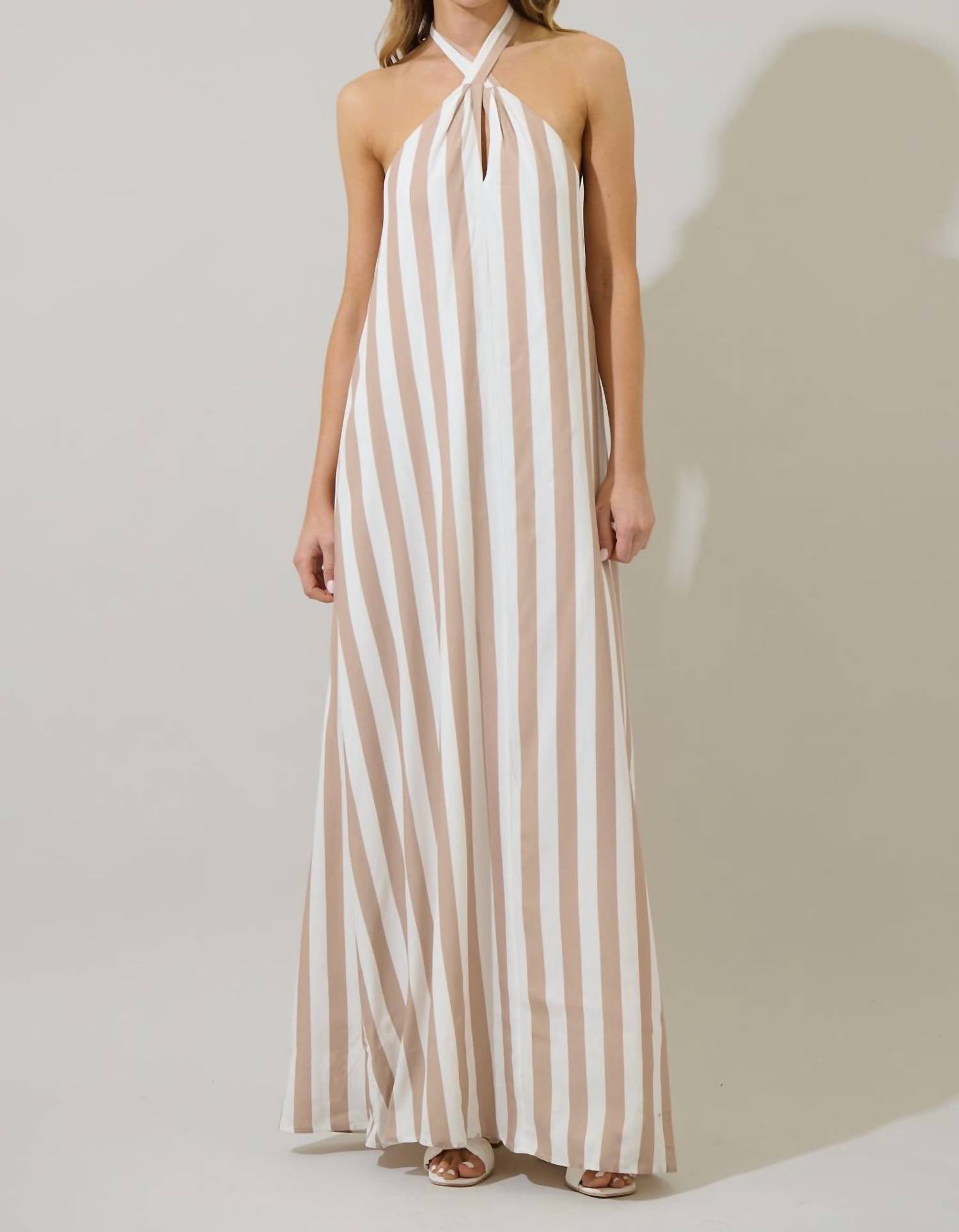 Sugarlips - Emerly Striped Sabria Maxi Dress - clothing - dresses - maxi