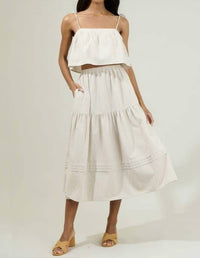 Sugarlips - Everlanes Striped Flores Midi Skirt