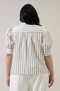 Sugarlips - Kamara Stripe Top - Plus