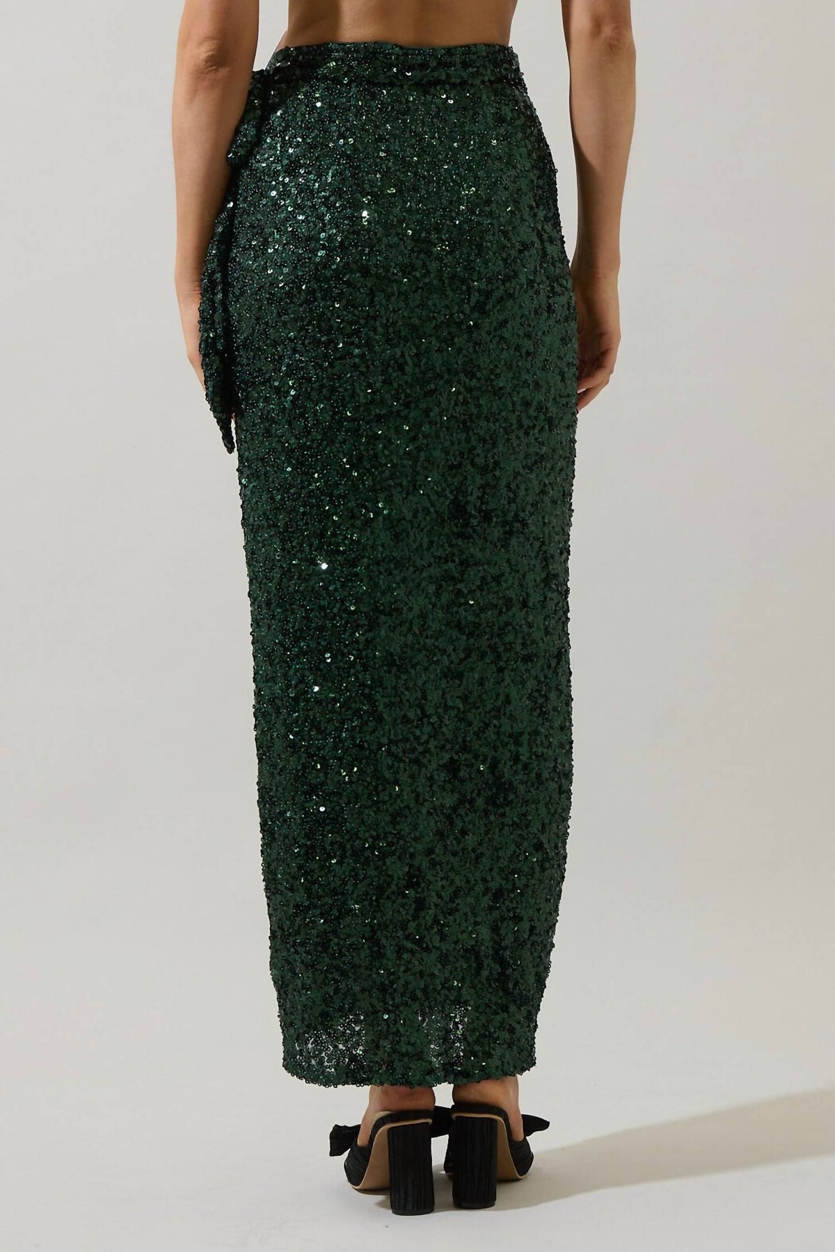 Sugarlips - Korina Sequin Wrap Maxi Skirt