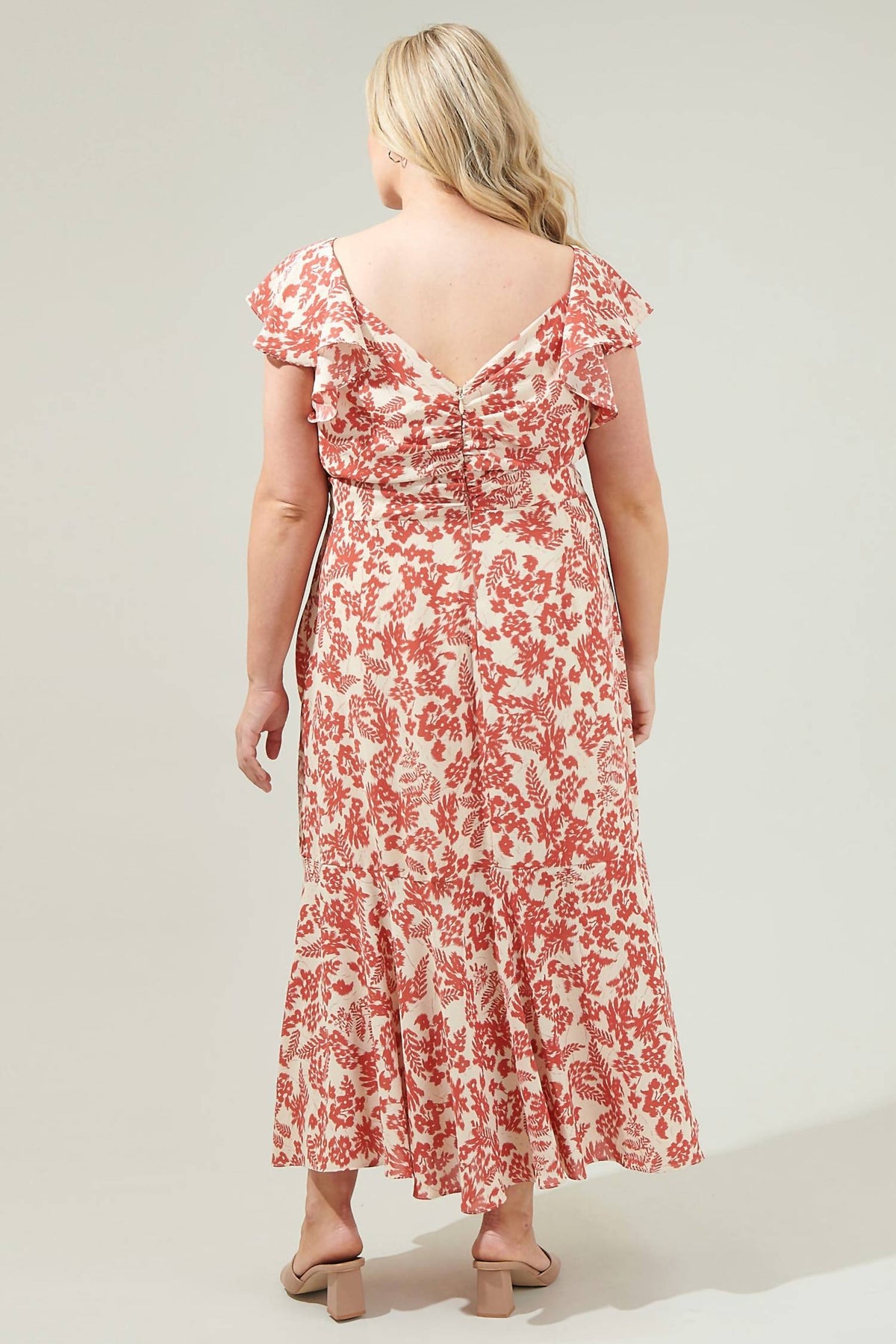 Sugarlips - Nadia Ruched Midi Dress