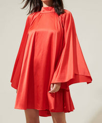Sugarlips - Priella Wing Sleeve Shift Mini Dress