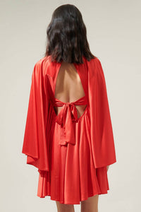 Sugarlips - Priella Wing Sleeve Shift Mini Dress