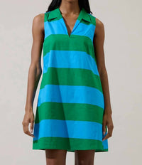 Sugarlips - Valady Striped Collared Shift Dress