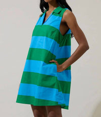Sugarlips - Valady Striped Collared Shift Dress
