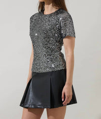 Sugarlips - Women's Willard Sequin Liny Top