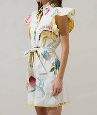 Sugarlips - Zahra Island Maia Ruffle Collared Dress - clothing - collection:Graddresses(Auto) - dresses