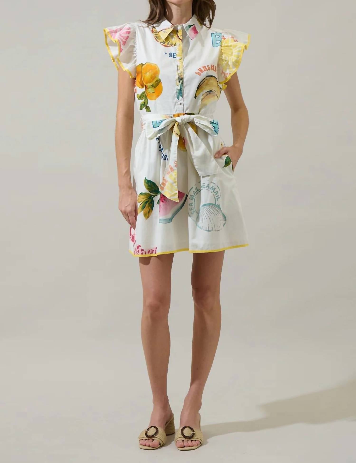 Sugarlips - Zahra Island Maia Ruffle Collared Dress - clothing - collection:Graddresses(Auto) - dresses