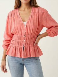 Suhkasana - Melania Button-down Top