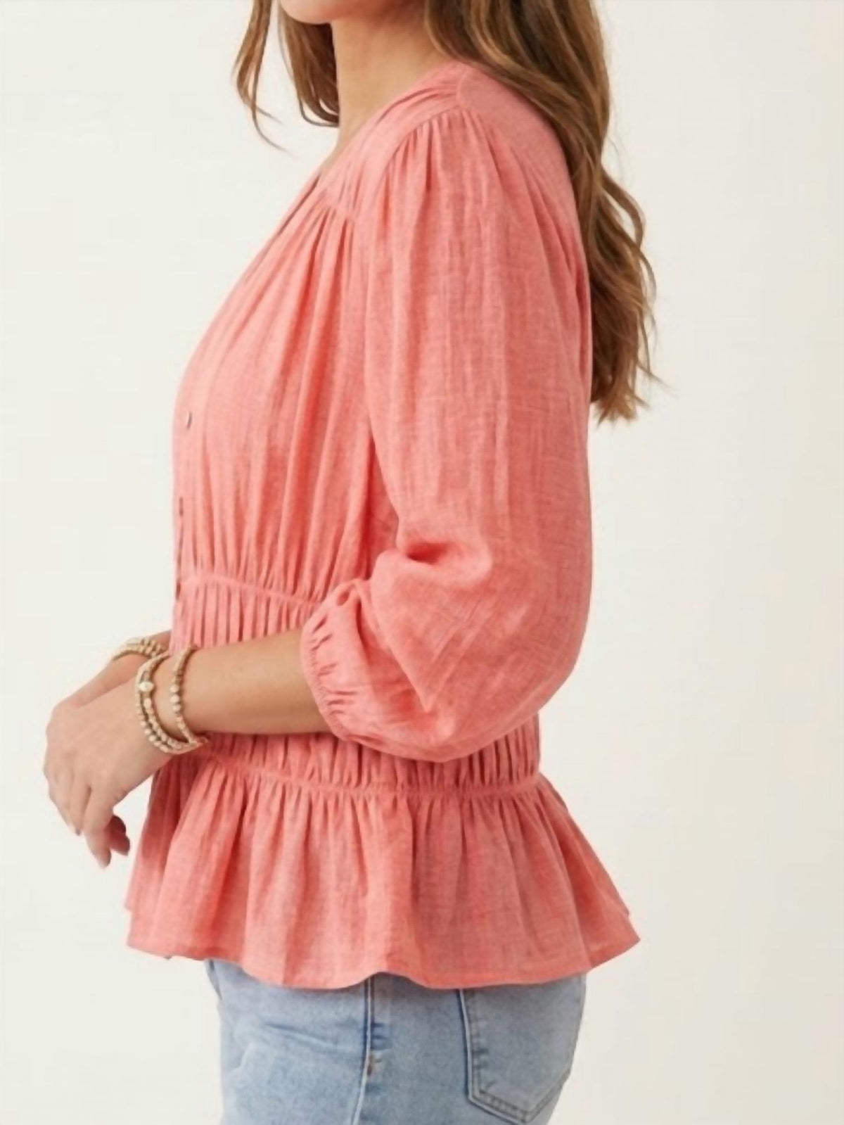 Suhkasana - Melania Button-down Top