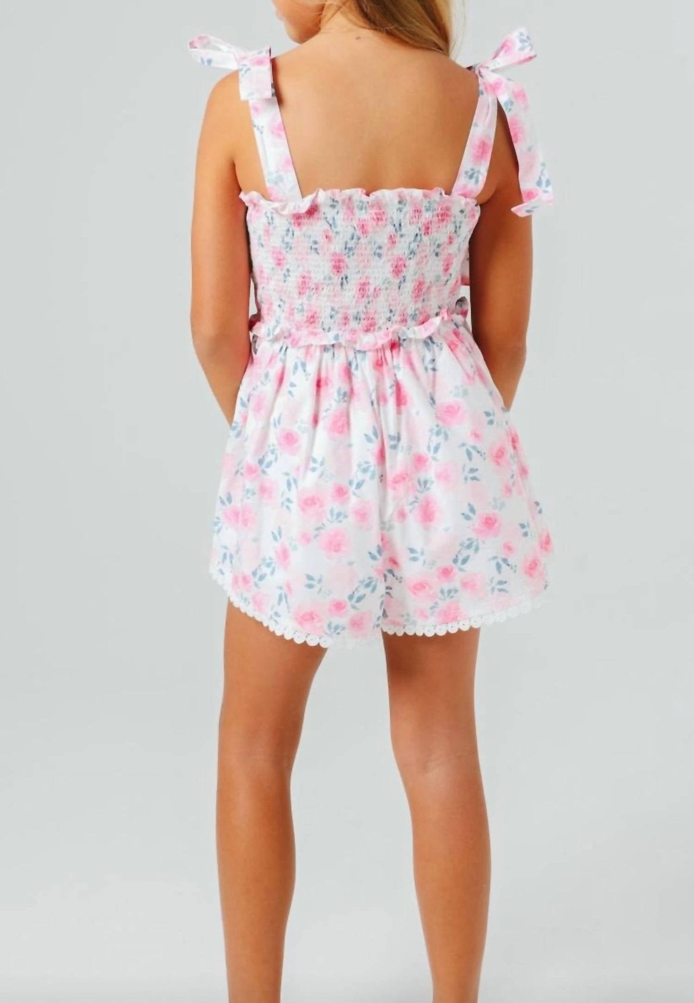 Summer Loving - Girl's Shellona Romper - bottoms - clothing - cotton