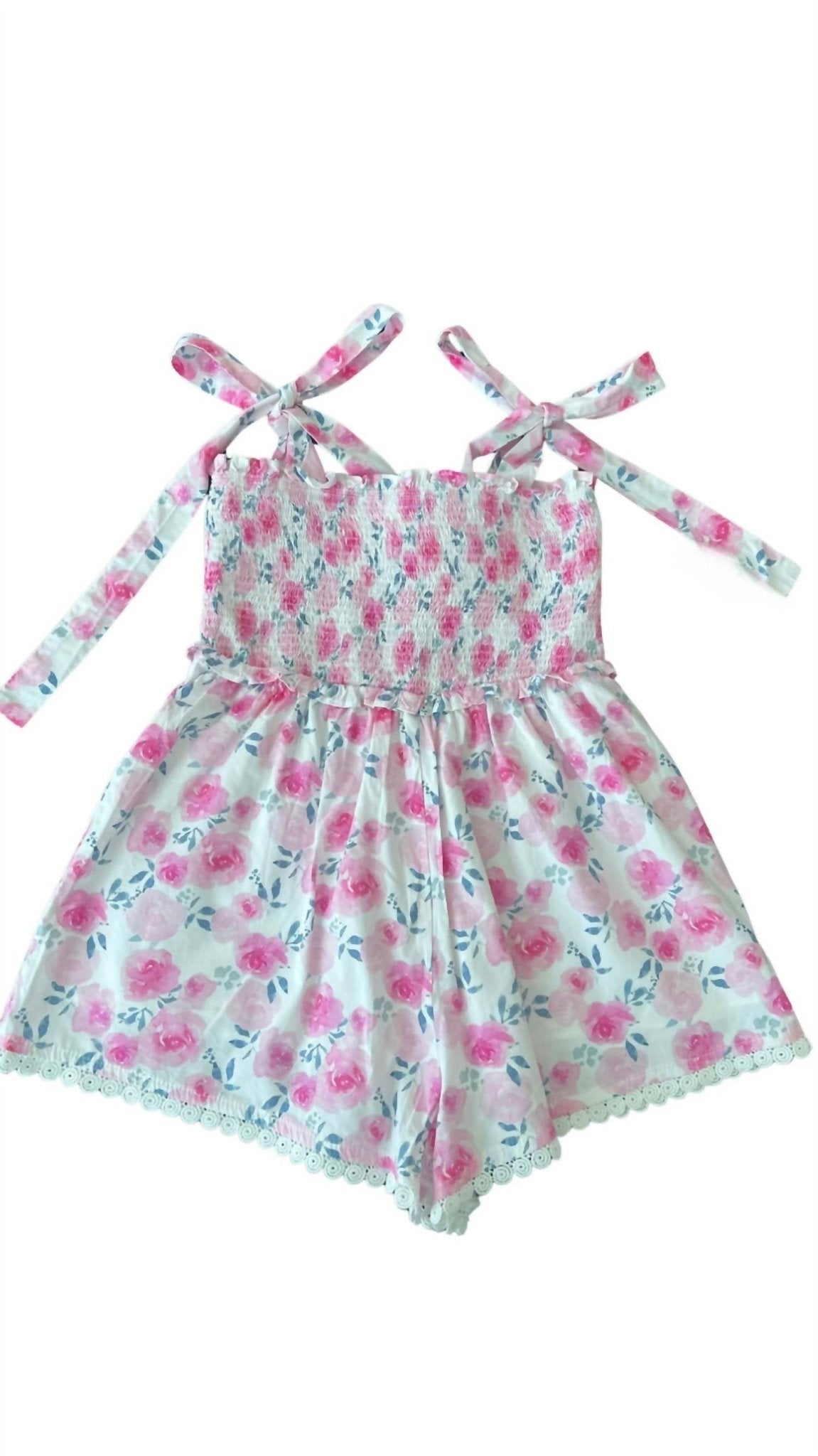 Summer Loving - Girl's Shellona Romper - bottoms - clothing - cotton