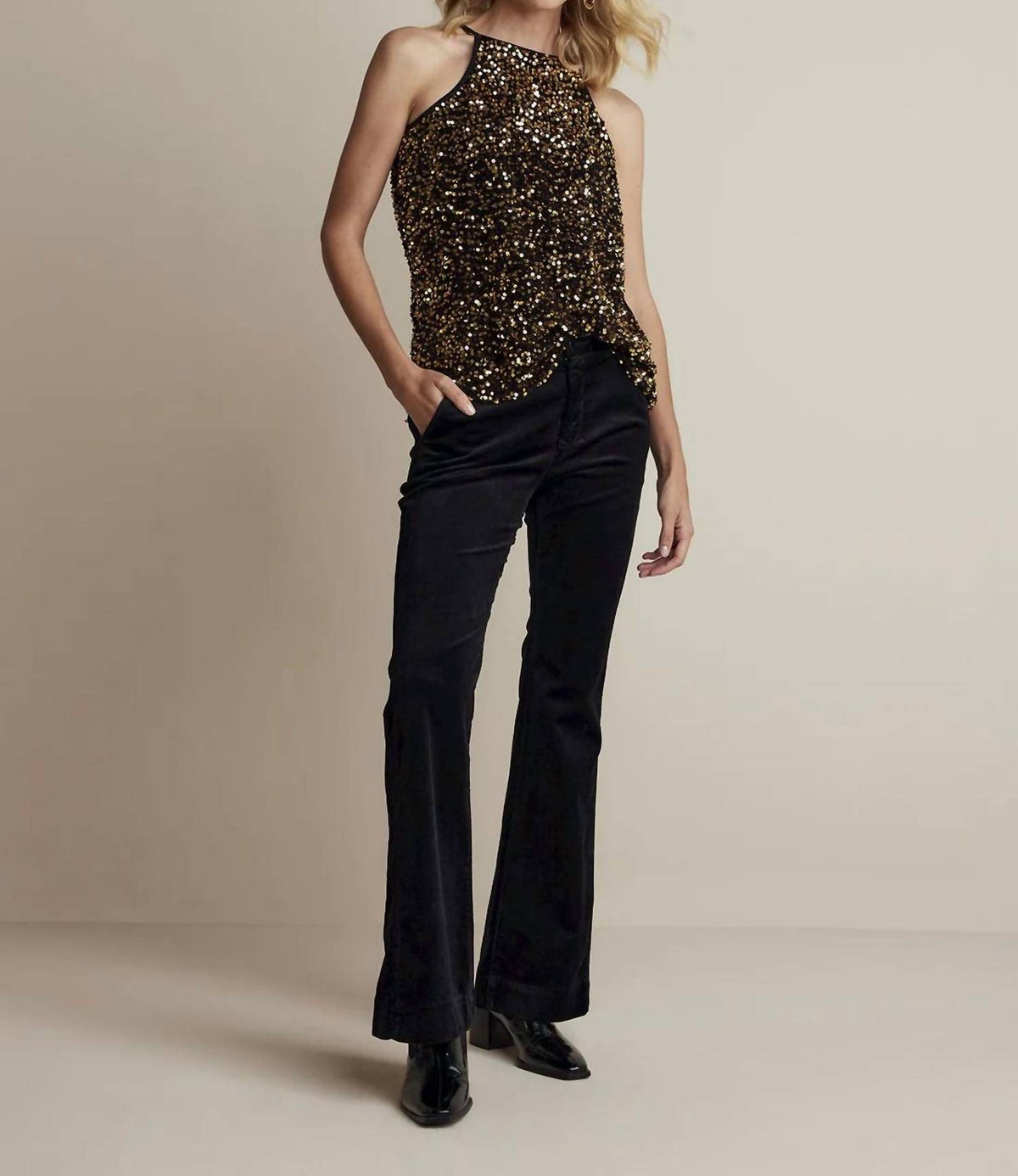 Summum - Sequined Singlet Top