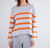 Summum - Striped Viscose Blend Sweater