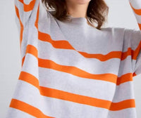 Summum - Striped Viscose Blend Sweater