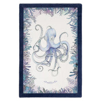 Sun Of A Beach - Men's Octopus Signature Beach Towel - bath - beach - towels - blue