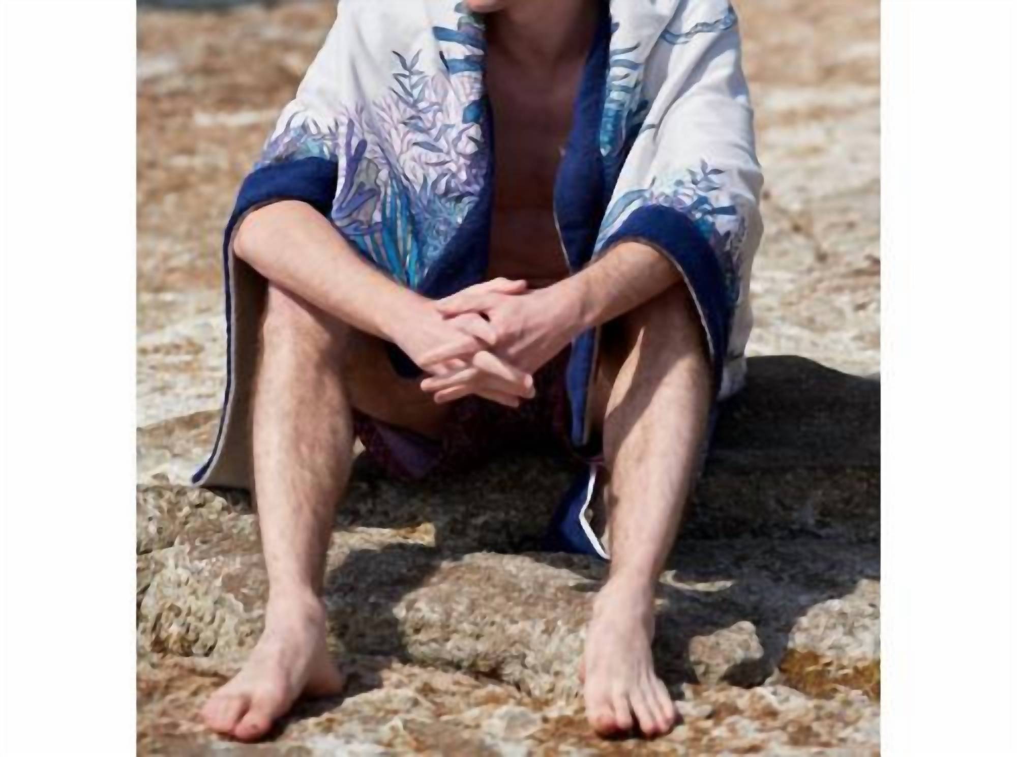 Sun Of A Beach - Men's Octopus Signature Beach Towel - bath - beach - towels - blue