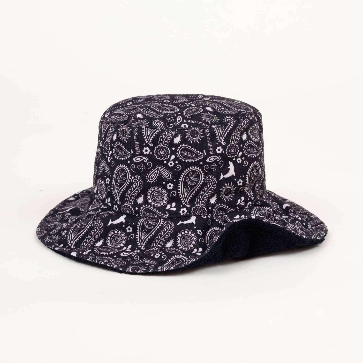Sun Of A Beach - Unisex Bandana Bucket Hat - accessories - black - hats