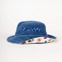 Sun Of A Beach - Unisex Starry Eyes Bucket Hat - accessories - blue - hats