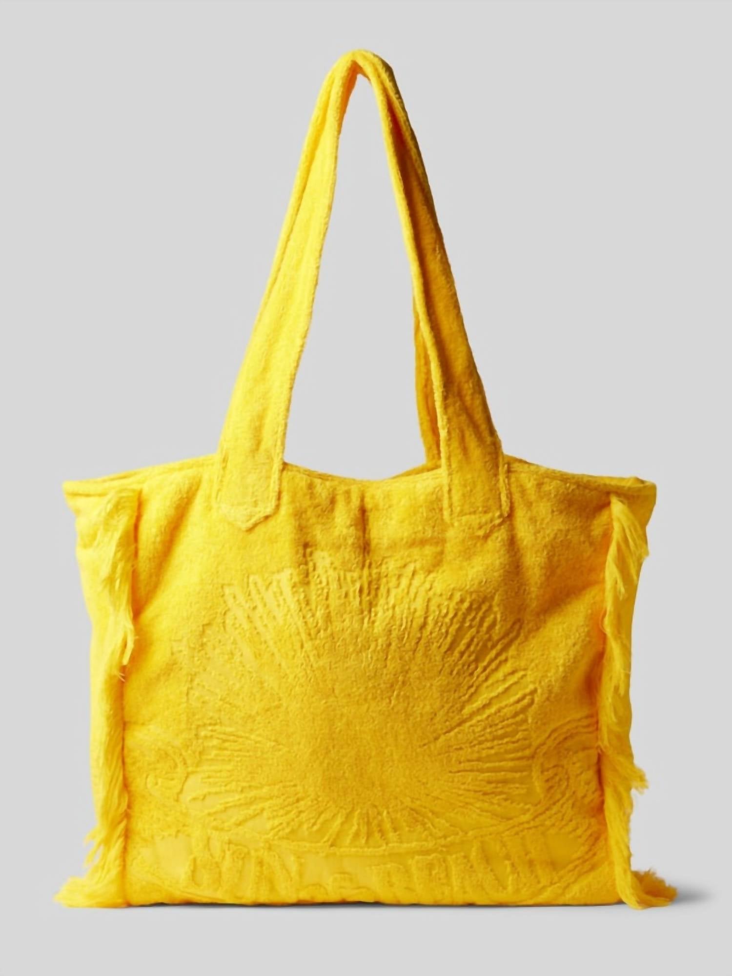 Sun Of A Beach - Women's Terry Tote Beach Bag - bags - handbags - totes