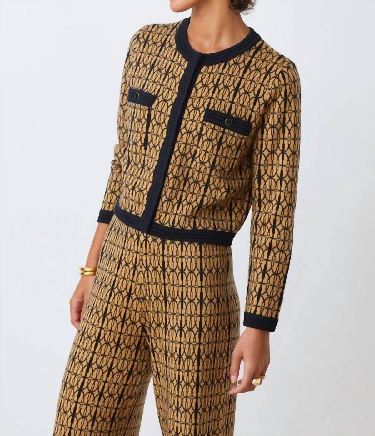 Suncoo - Geroma Jacquard Cardigan