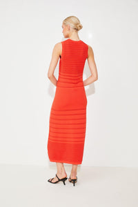 Suncoo - Knitted Cinnamon Dress - clothing - dresses - midi