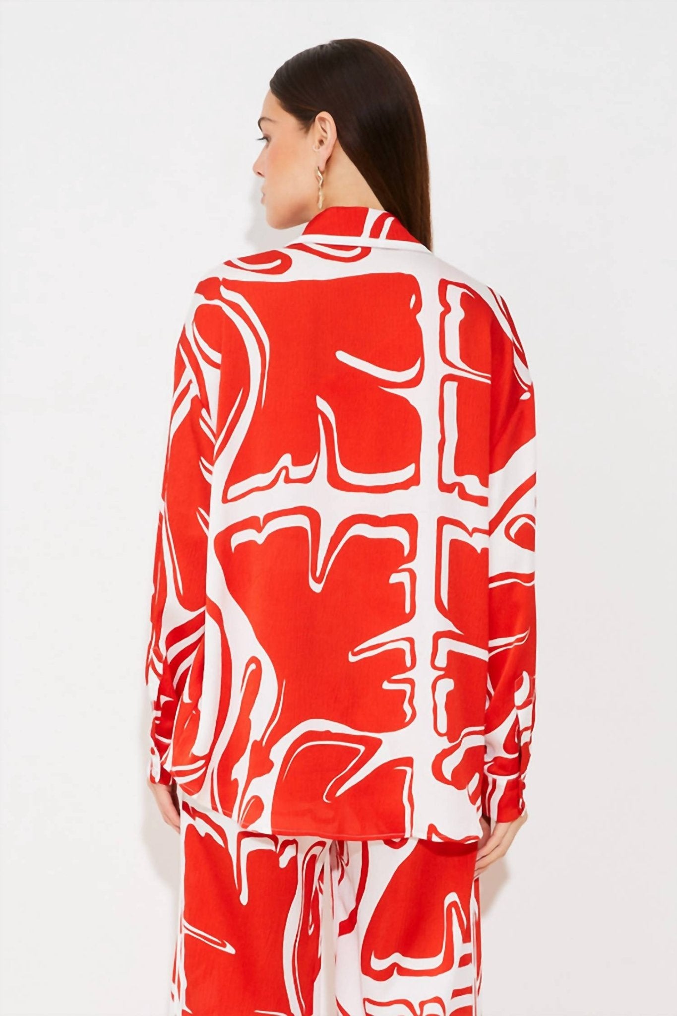 Suncoo - Lison Jungle Print Flowing Blouse - blouses - clothing - patterned