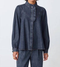 Suncoo - Lively Denim Blouse