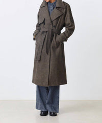 Suncoo - Textured Long Coat