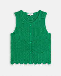 Suncoo - Women's Gizel Knit Tank - clothing - cotton - blend - green