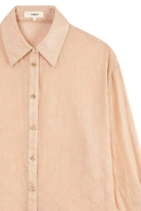 Suncoo - Women's Lynn Iridescent Jacquard Blouse - beige - blouses - clothing