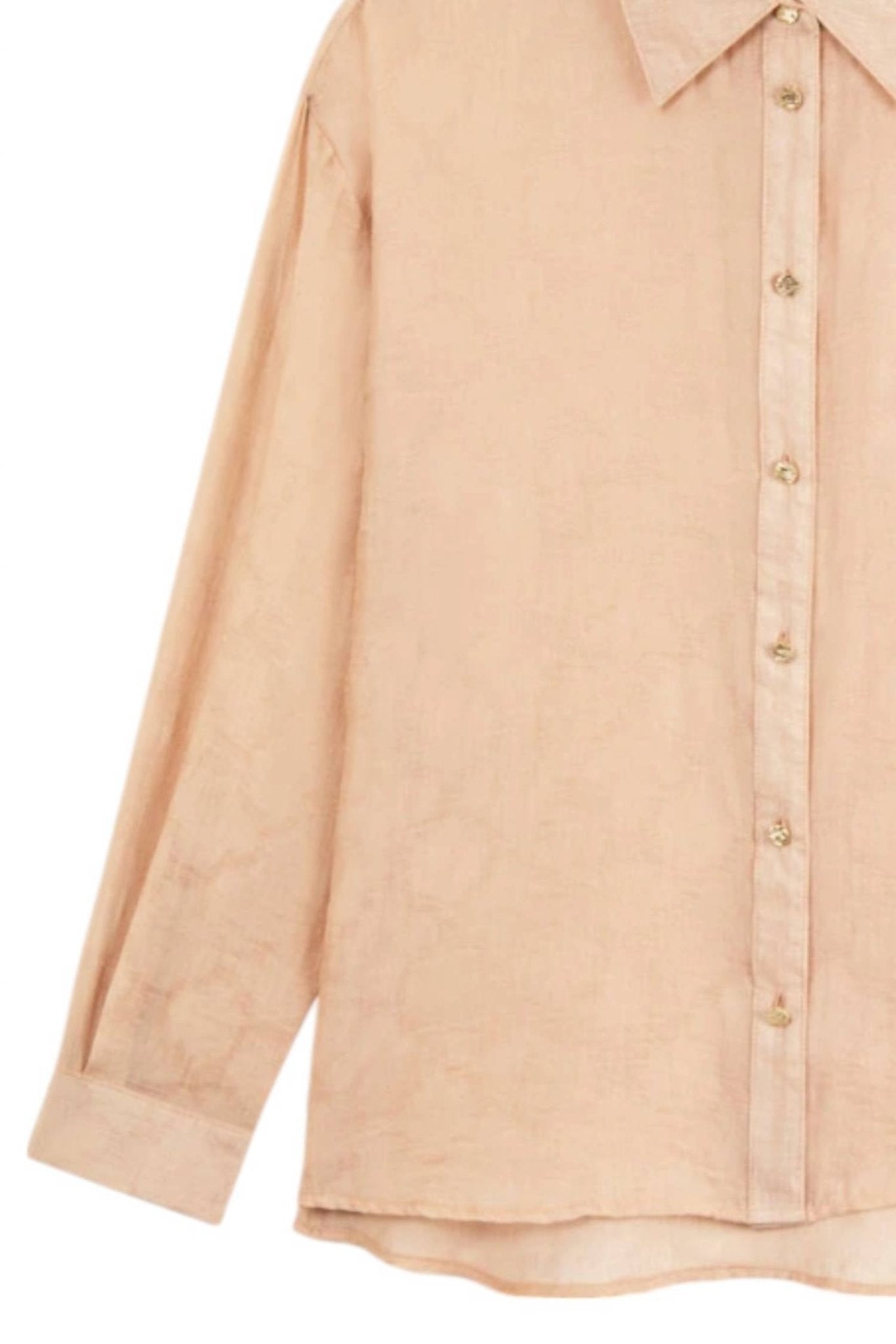 Suncoo - Women's Lynn Iridescent Jacquard Blouse - beige - blouses - clothing