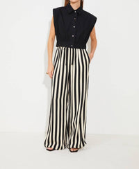 Suncoo - Woven Jerry Pant - black - clothing - pants