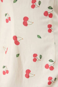 Sunday Edition - Cherry Printed Mini Dress